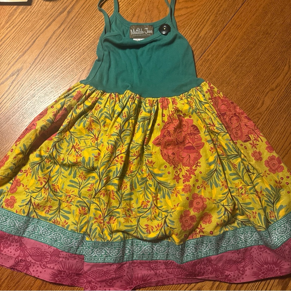 Matilda Jane Teal, Yellow & Pink Floral Sundress